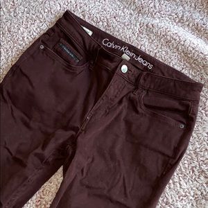 Maroon Calvin Klein Jeans